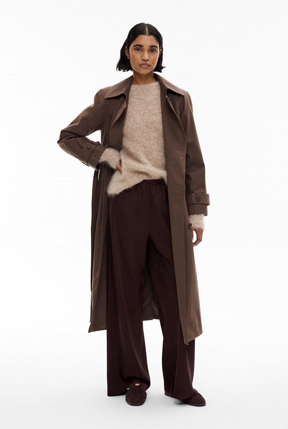Bias Pull On Pant