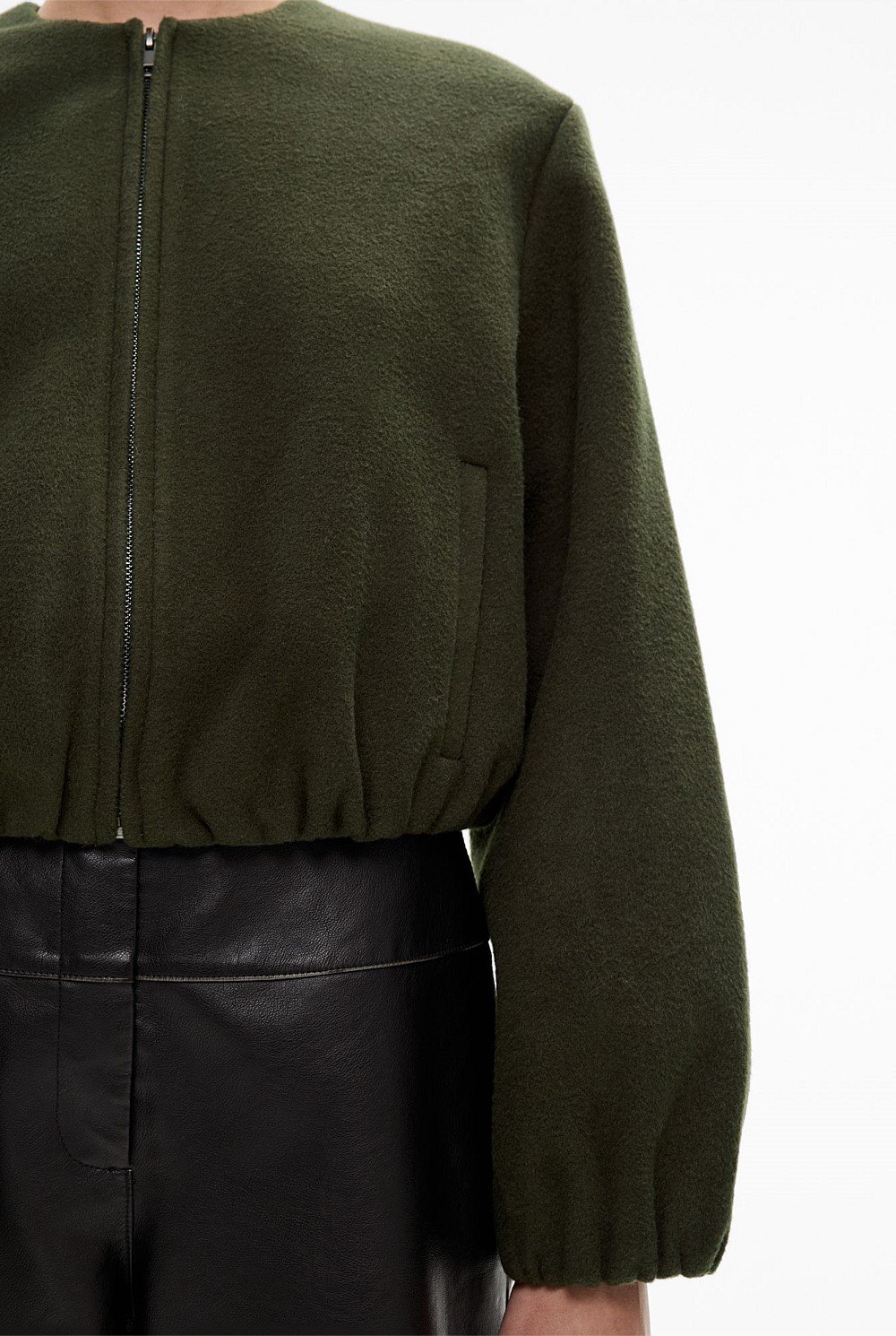 Felted Bomber Jacket