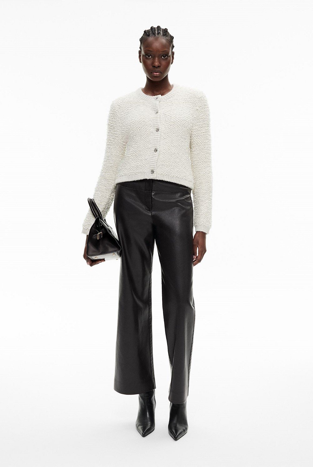 Textured Button Cardigan