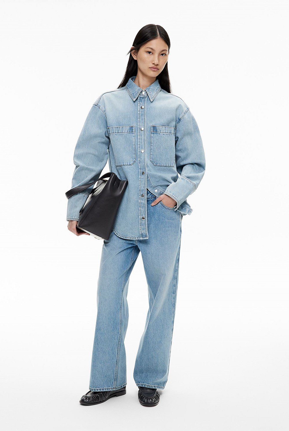 Denim Snap Shirt