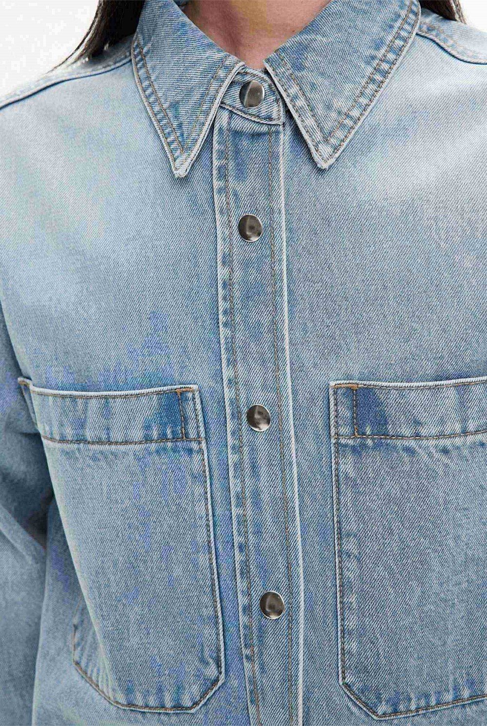 Denim Snap Shirt