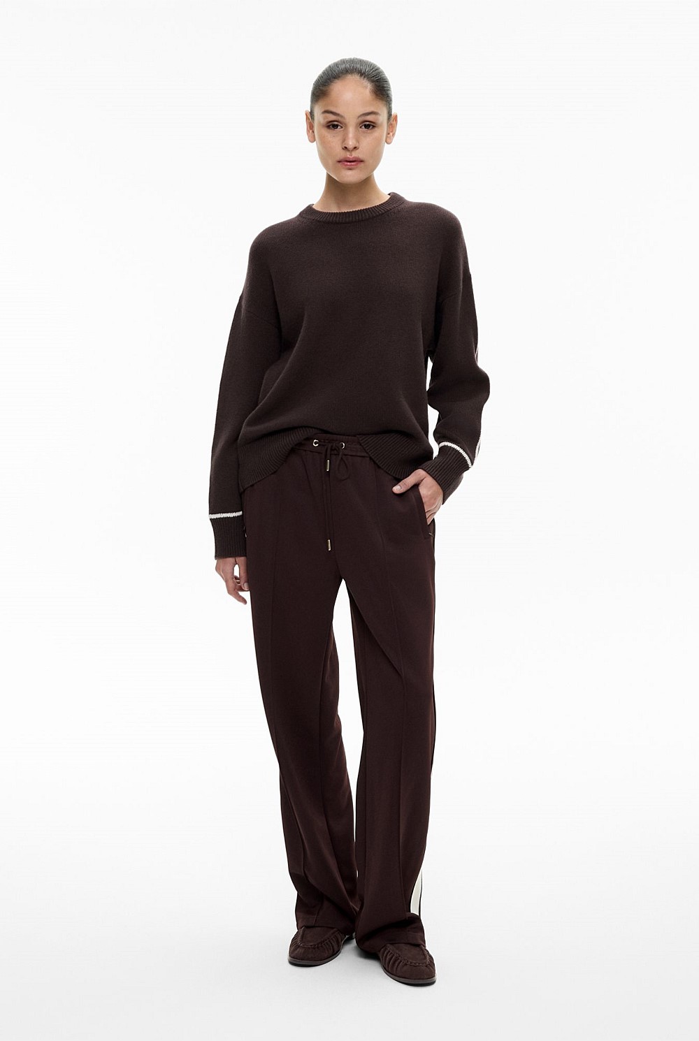 Contrast Detail Knit