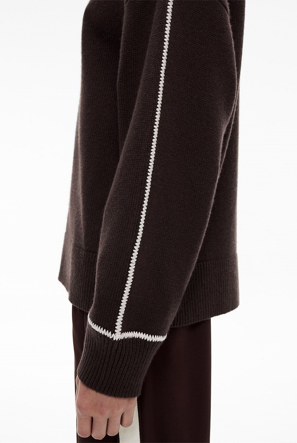 Contrast Detail Knit