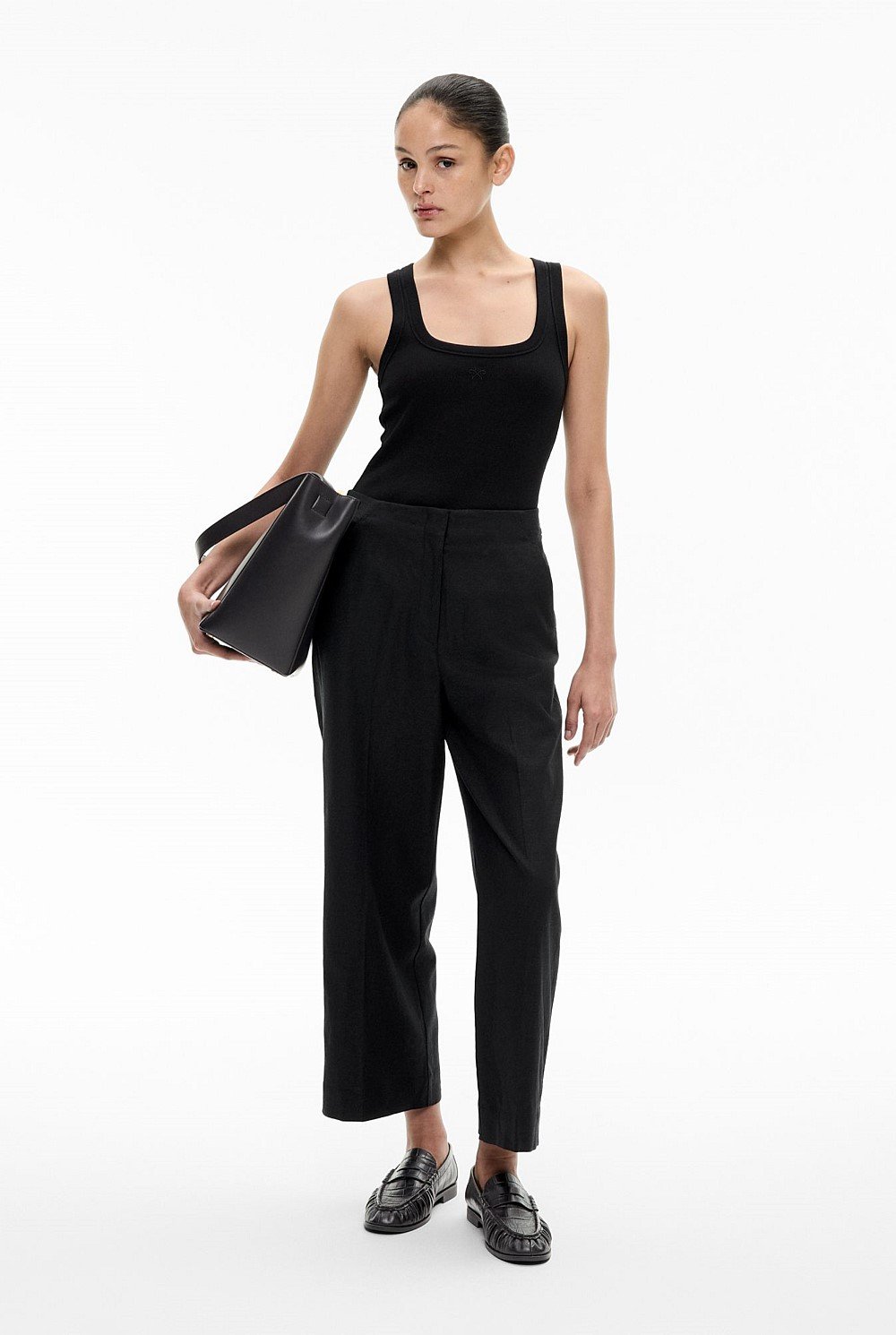 Linen Crop Pant