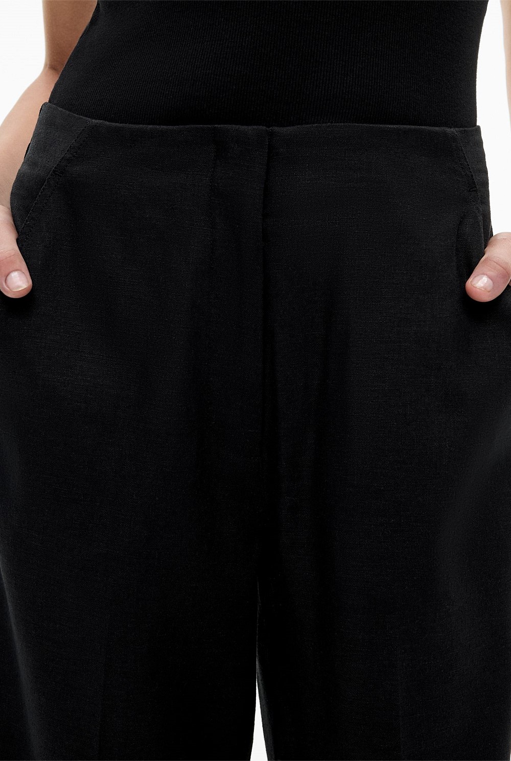 Linen Crop Pant