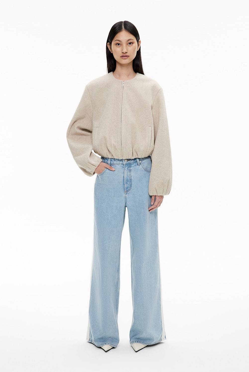 Felted Bomber Jacket