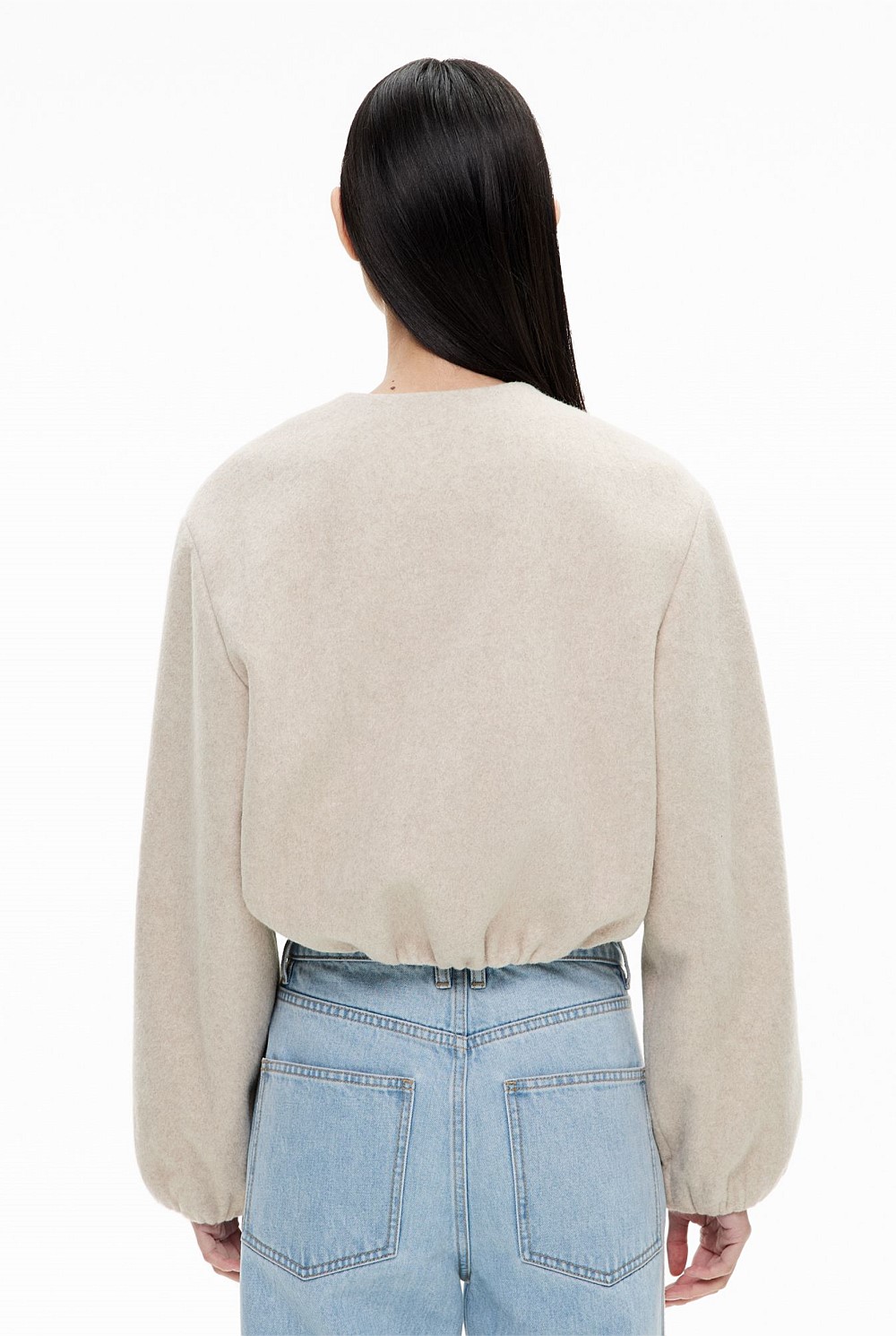 Felted Bomber Jacket