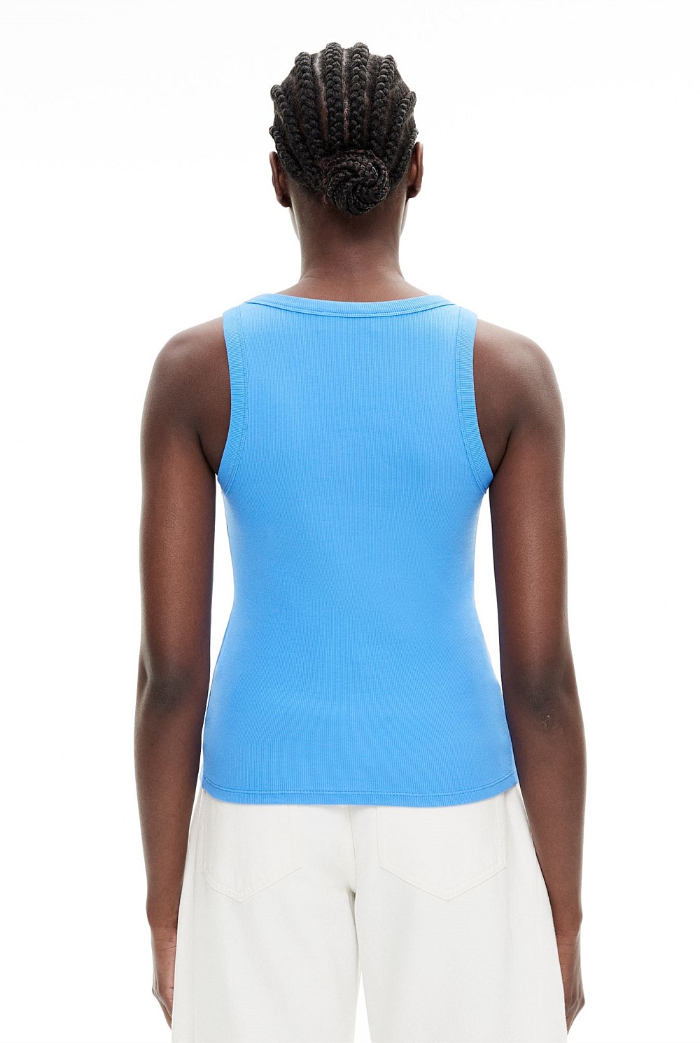 Rib Square Neck Tank