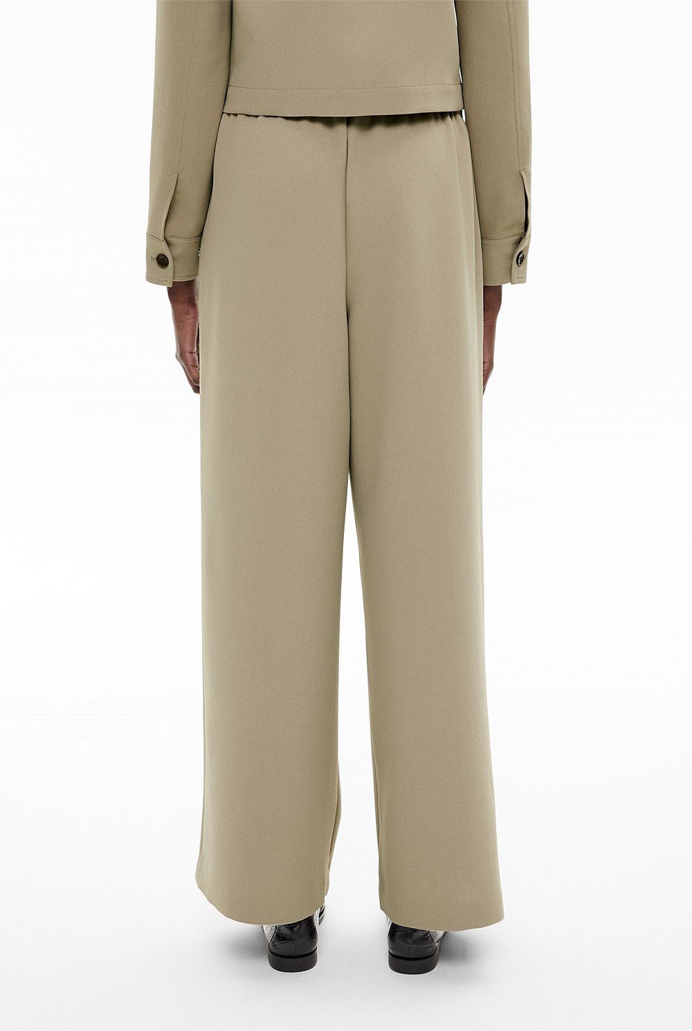 Crepe Track Pants