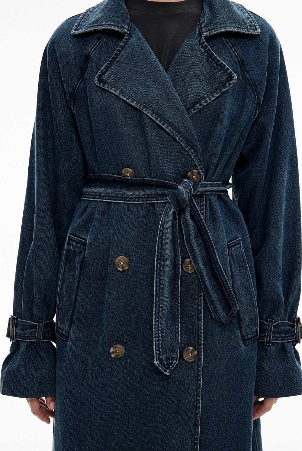 Denim Trench Coat