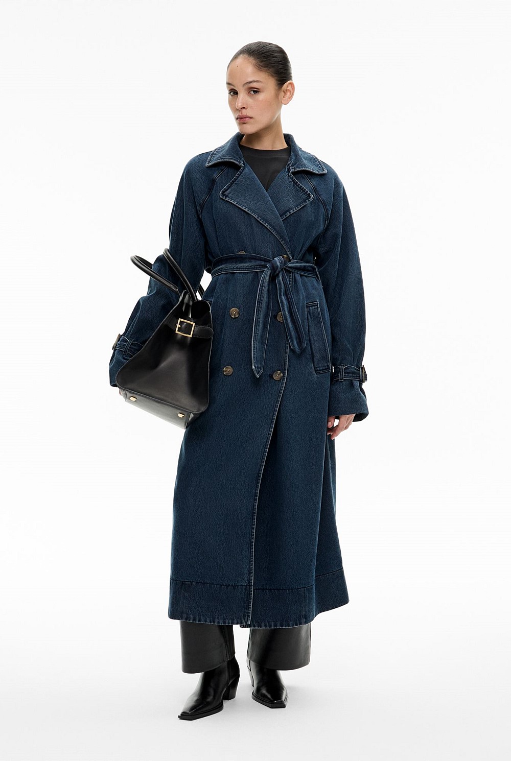 Denim Trench Coat