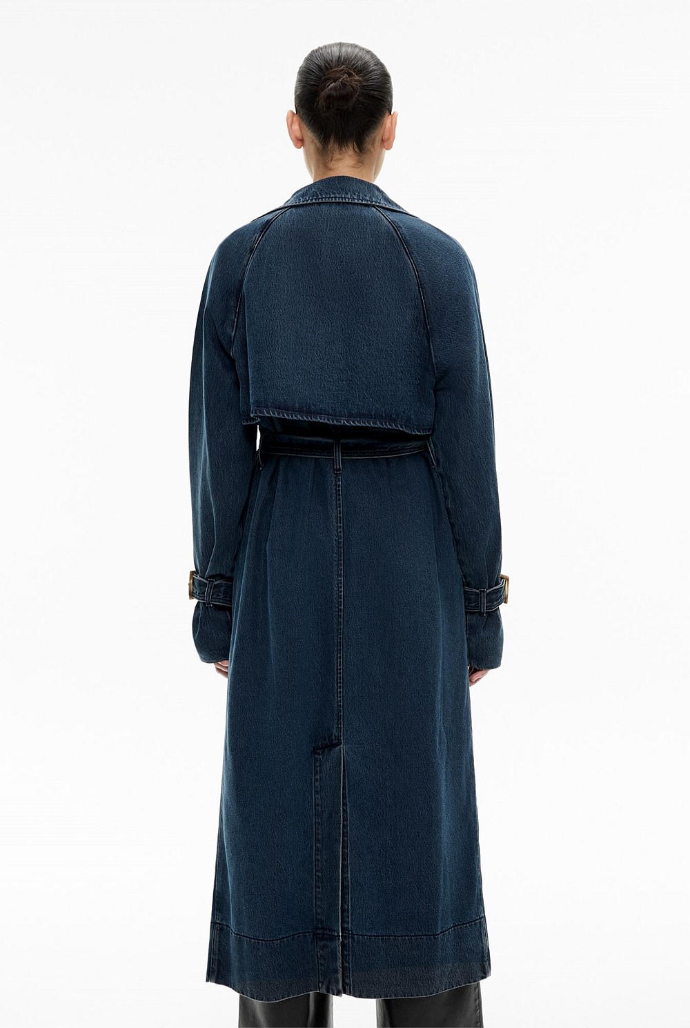 Denim Trench Coat