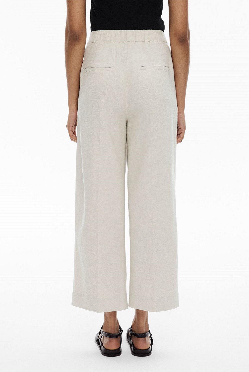 Linen Crop Pants