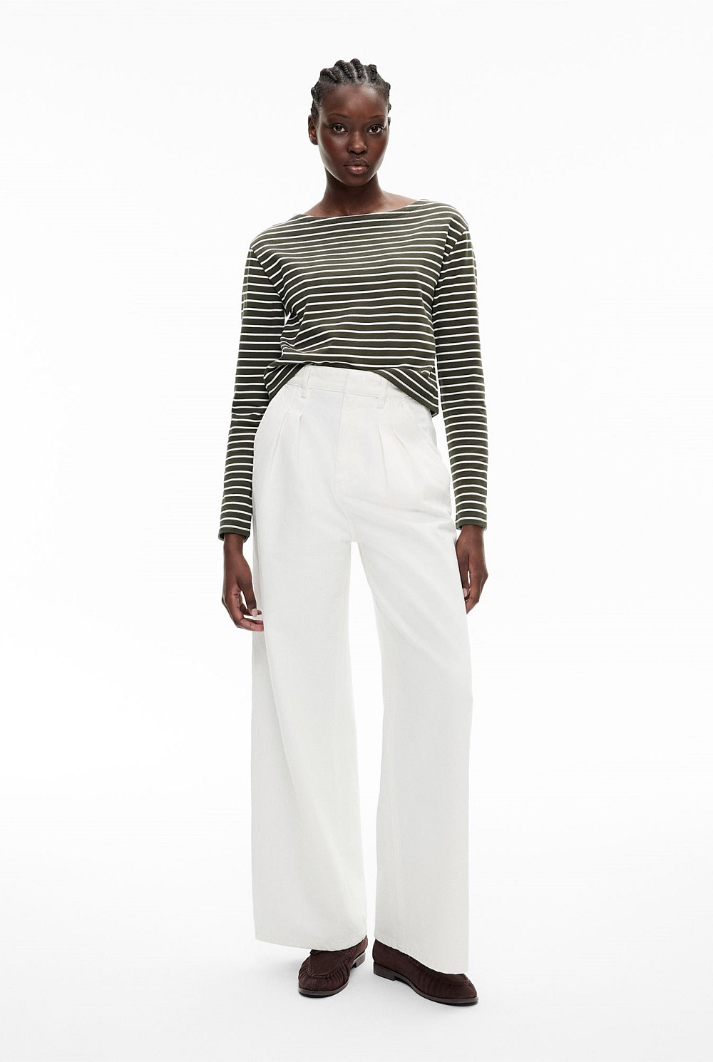 Cropped Long Sleeve Top