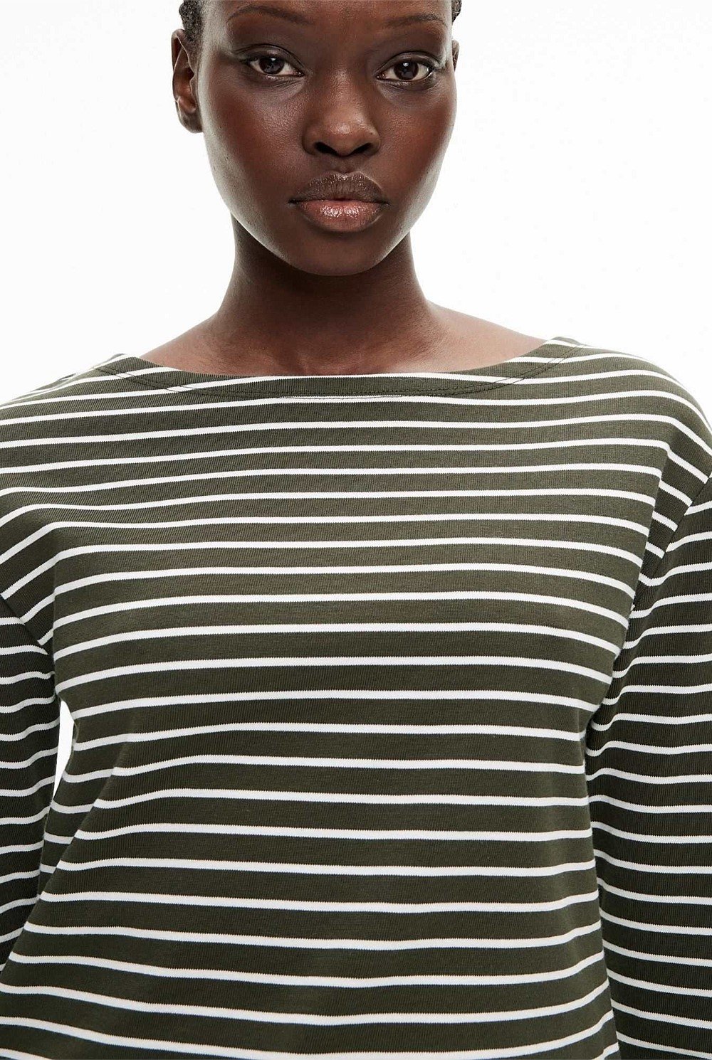Cropped Long Sleeve Top