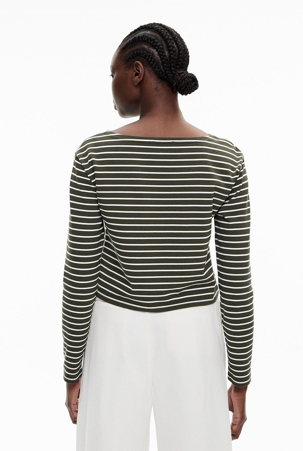 Cropped Long Sleeve Top