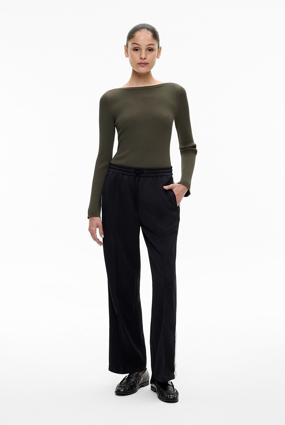 Asymmetric Hem Knit