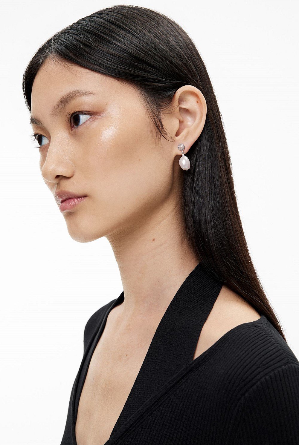 Lena Pearl Drop Earrings