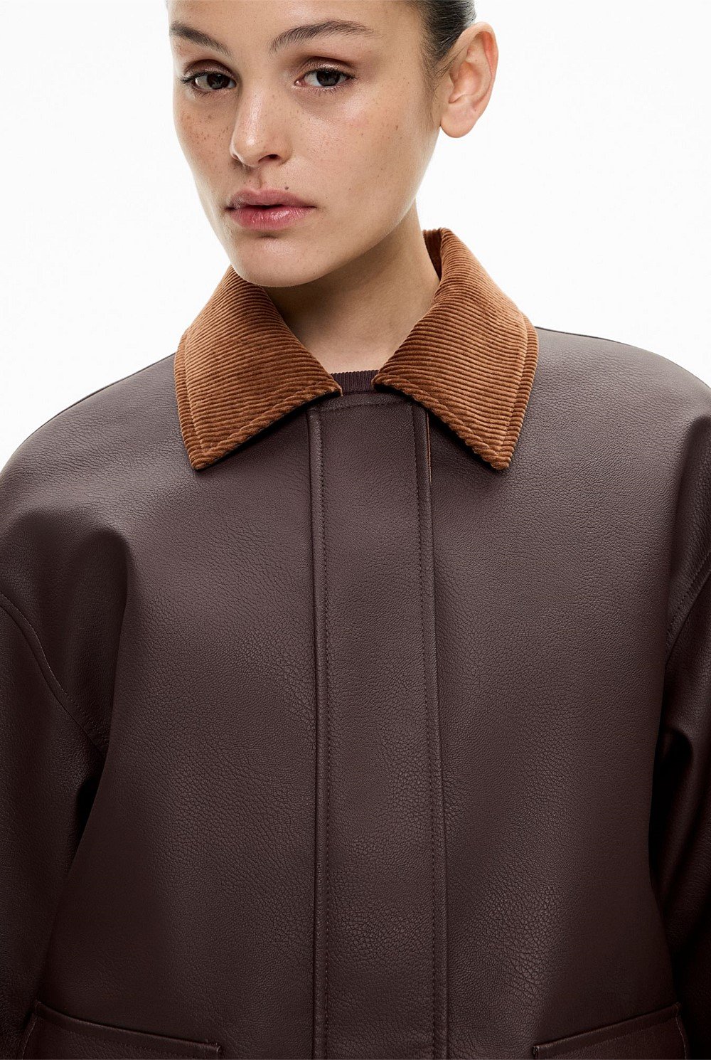 Cord Collar Jacket