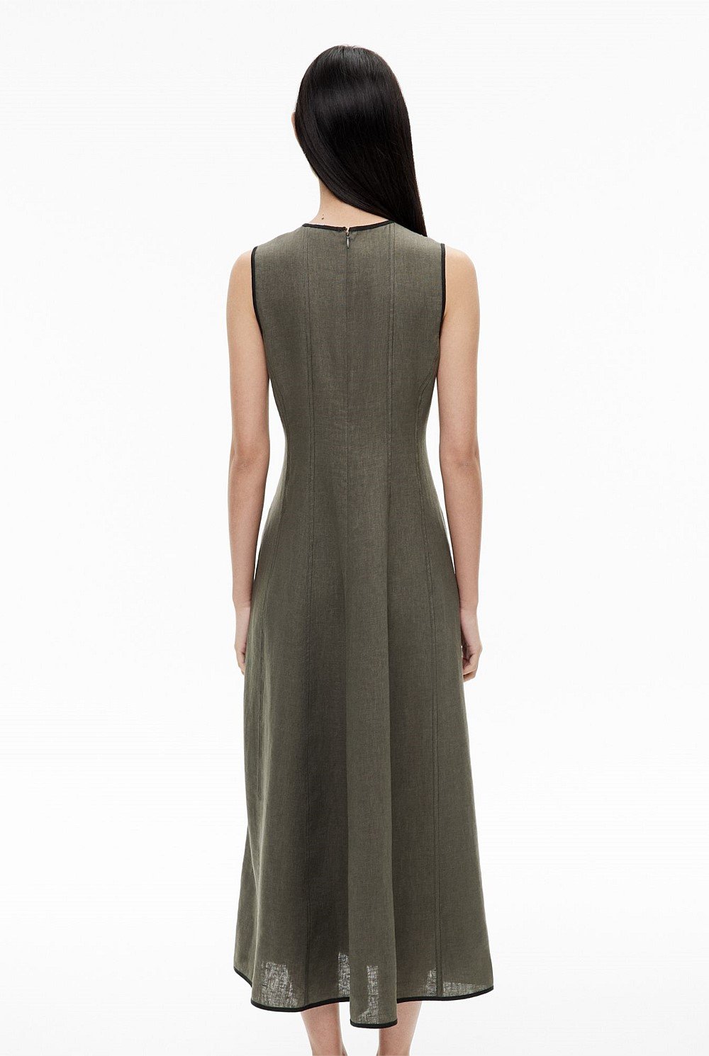 Linen Seam Dress