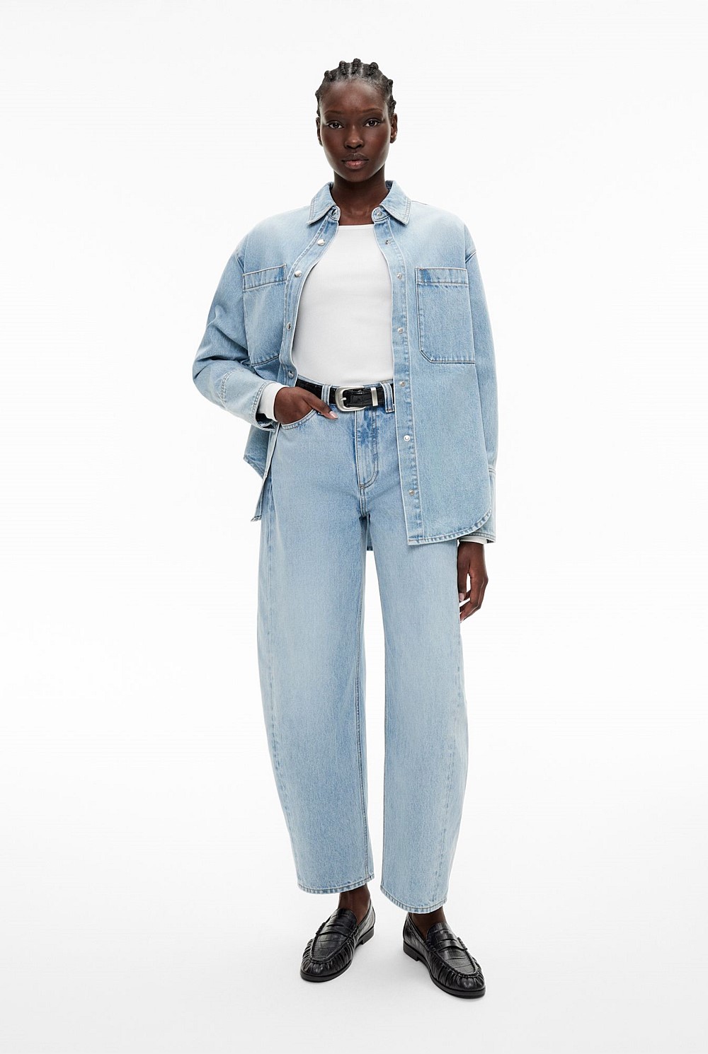 Rib Boat Neck Top