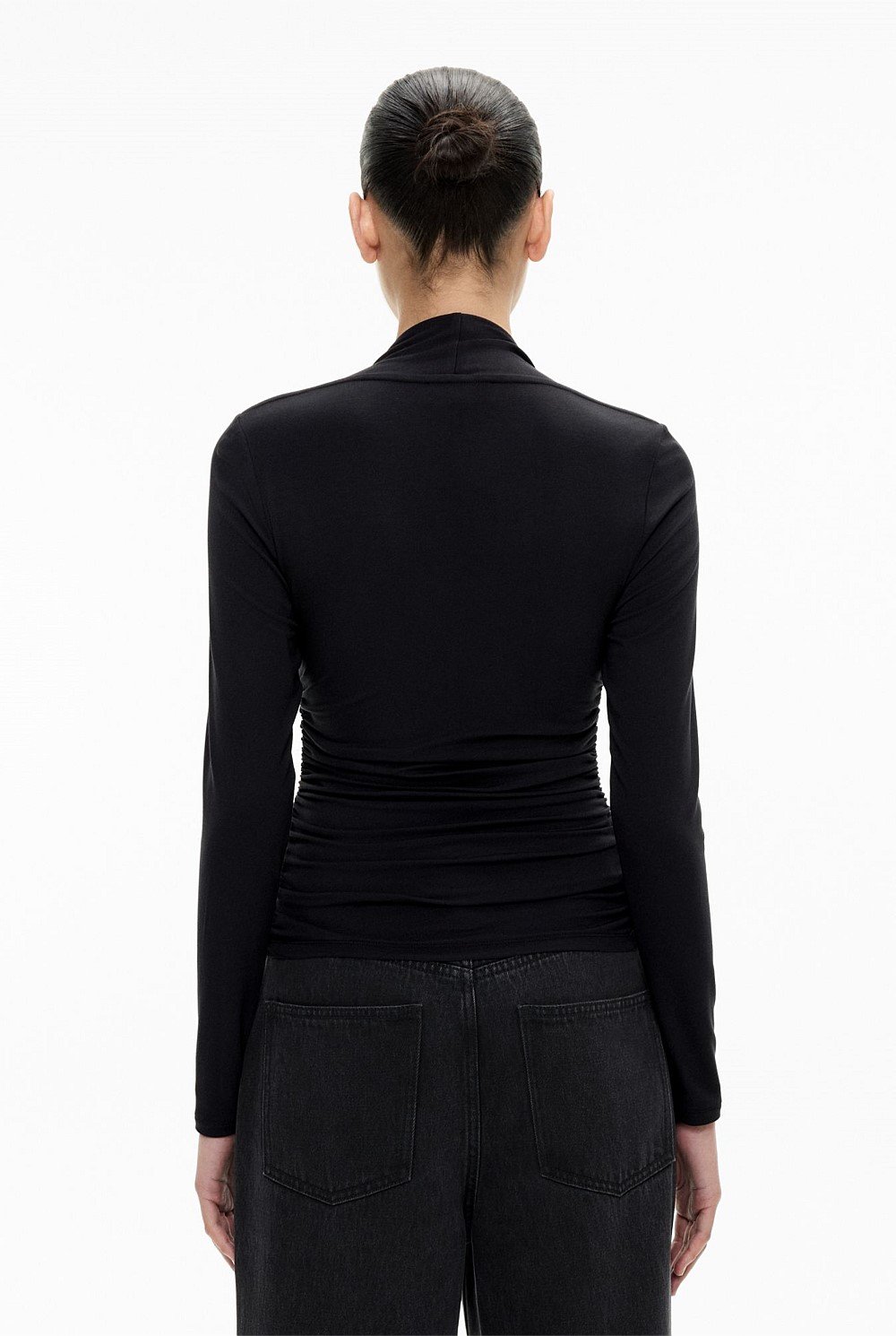 Square Neck Ruched Top