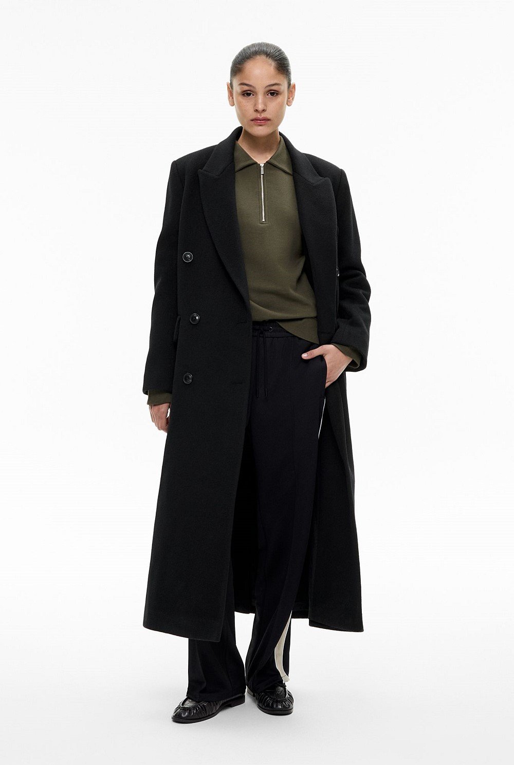 Longline Zip Sweater