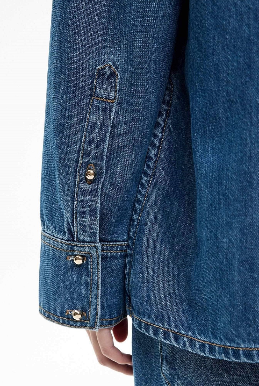 Denim Polo Shirt