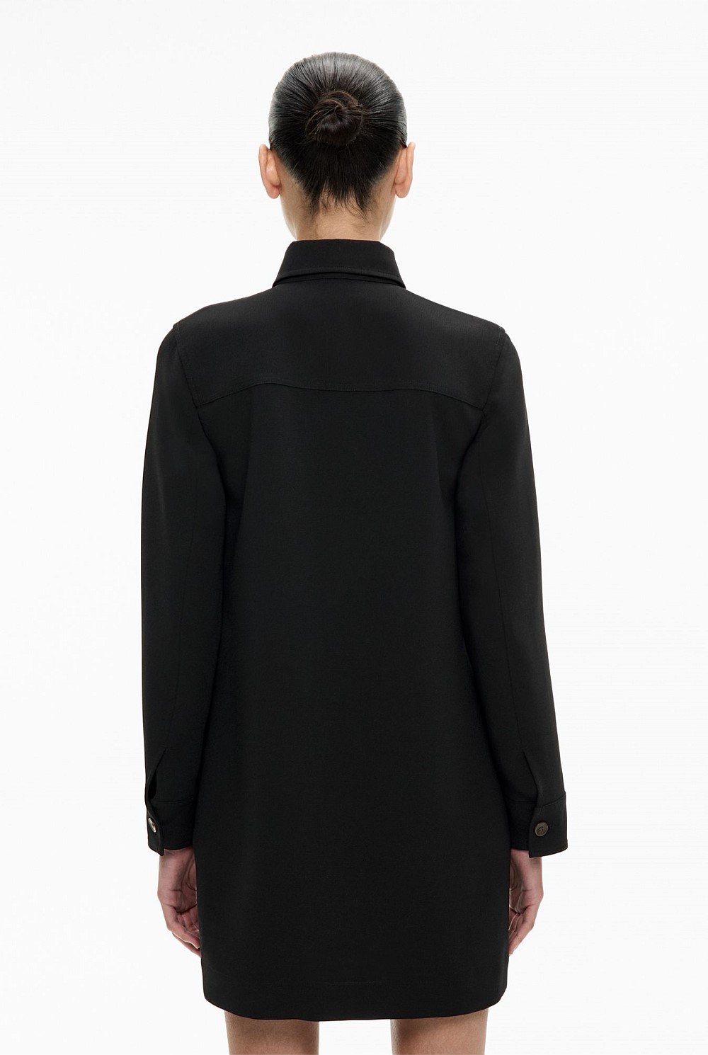 Patch Pocket Shirt Dress