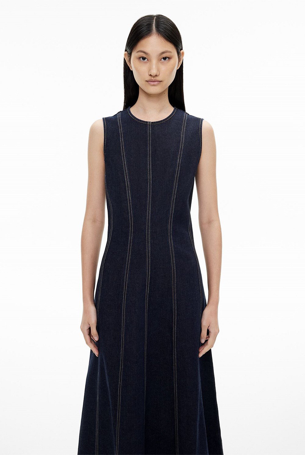 Denim Seam Dress