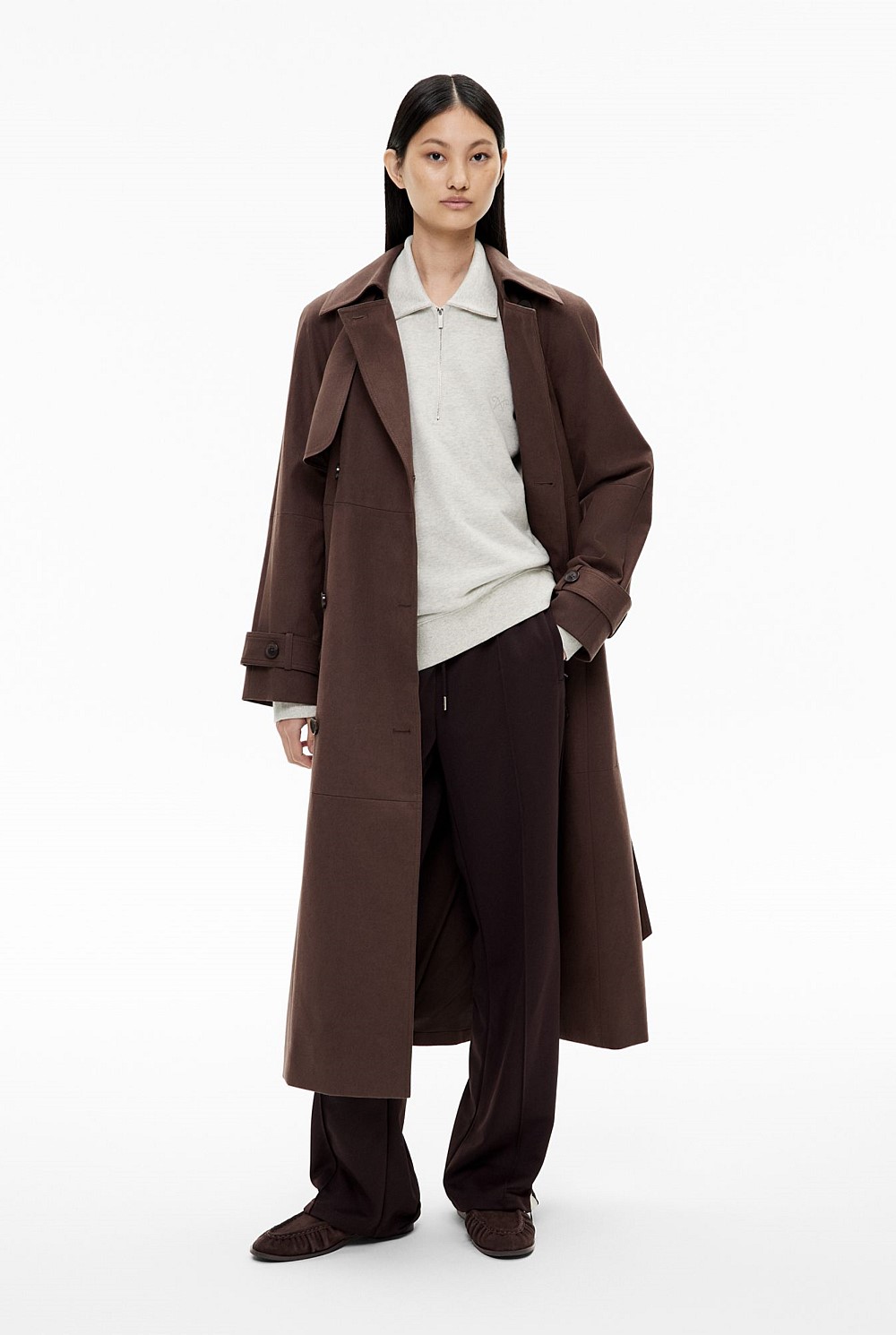Longline Zip Sweater