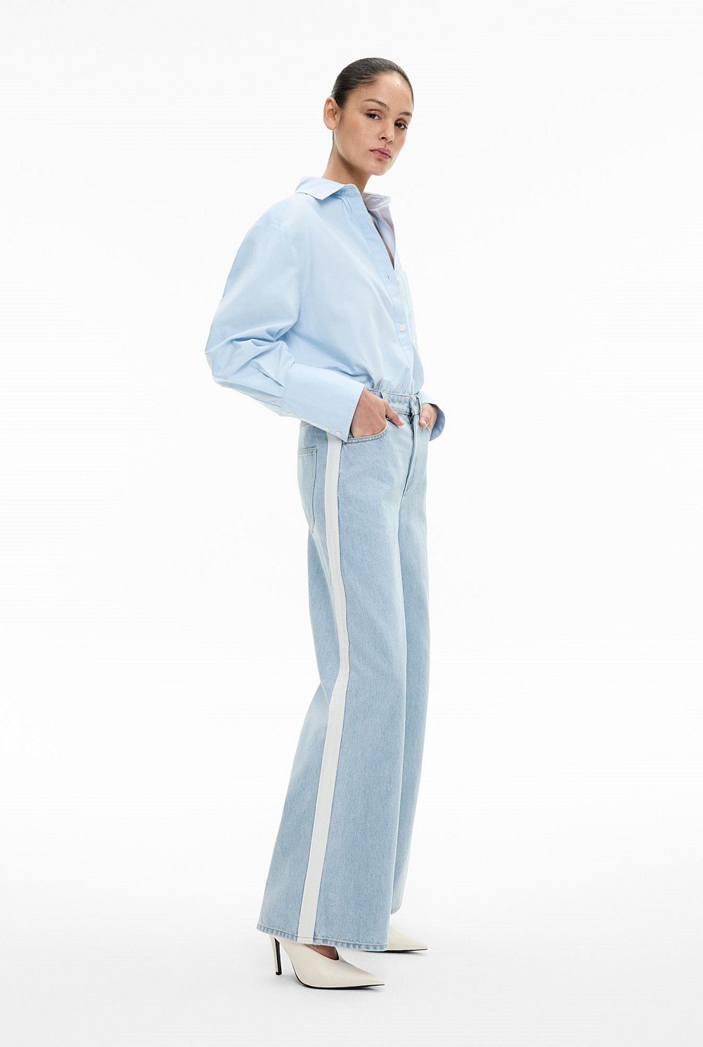 Denim Side Stripe Jeans