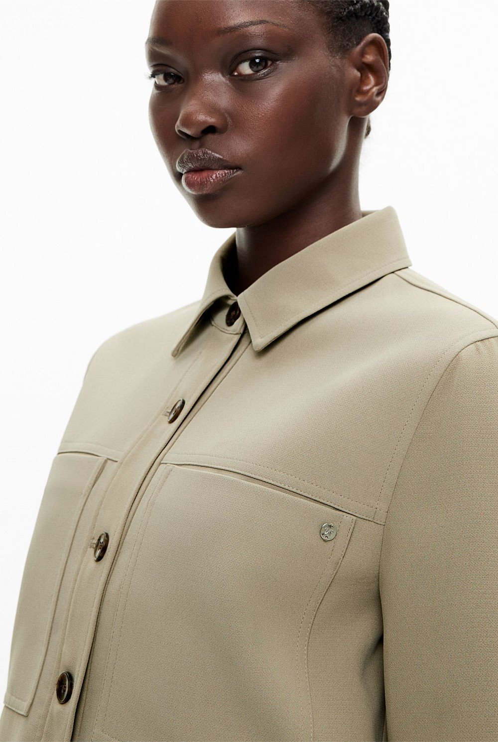 Patch Pocket Shacket