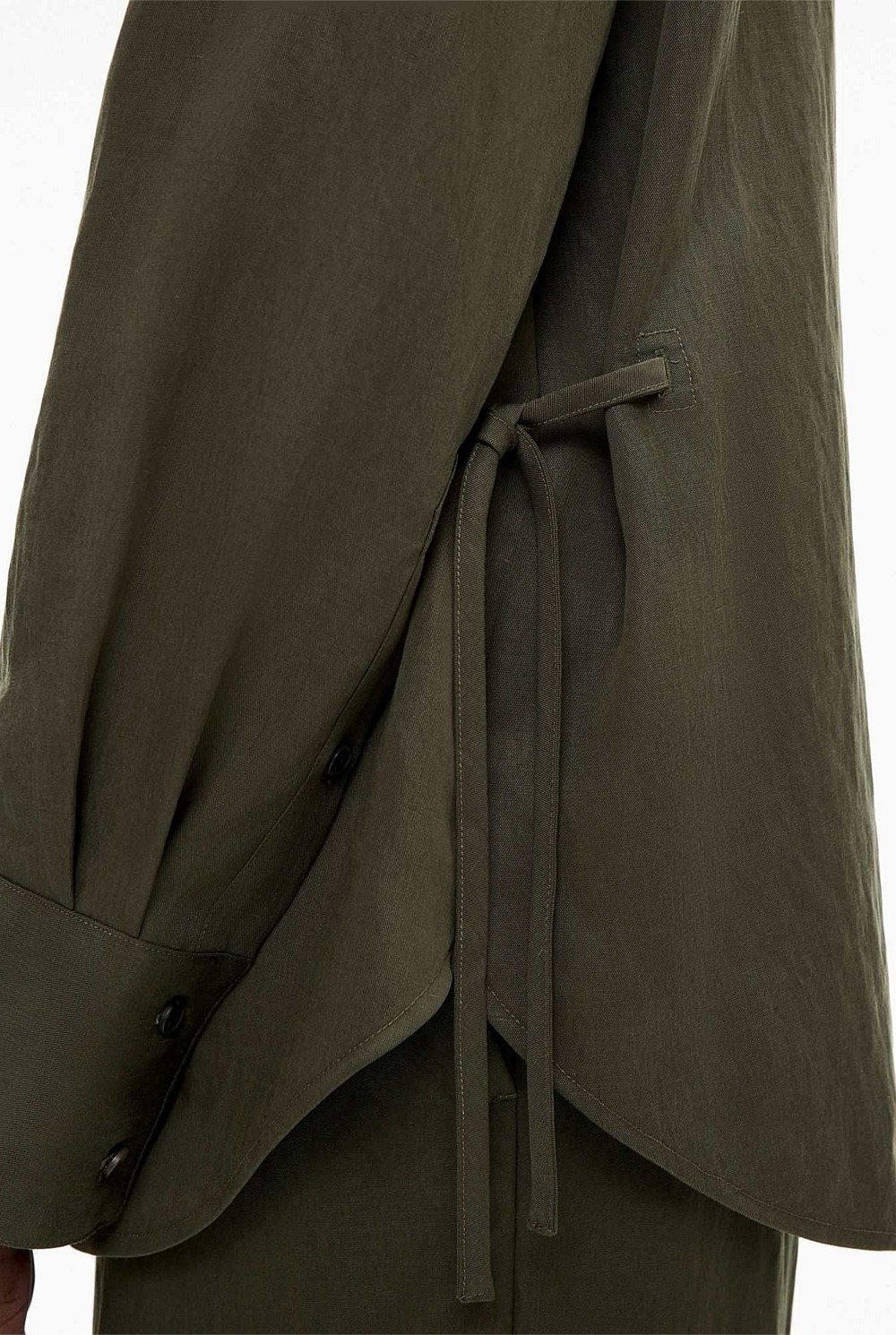 Cinched Waist Shirt
