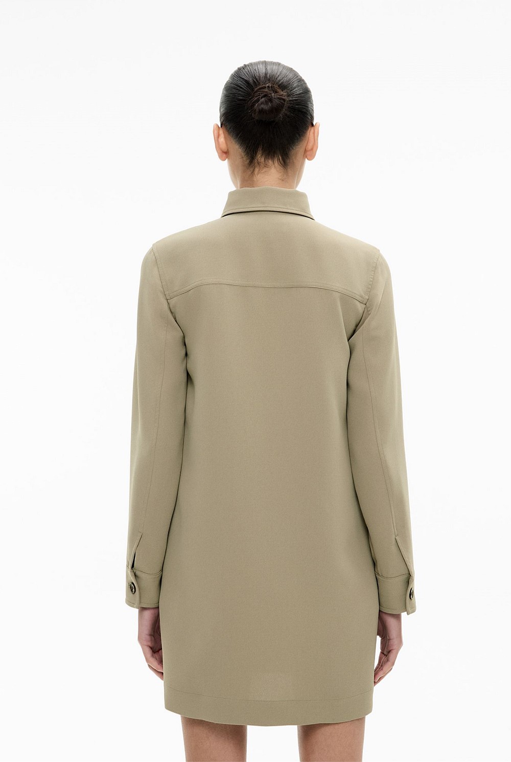 Patch Pocket Shirt Dress