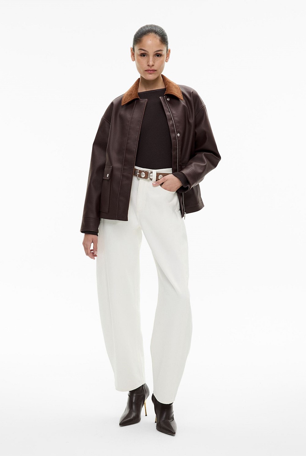 Asymmetric Hem Knit