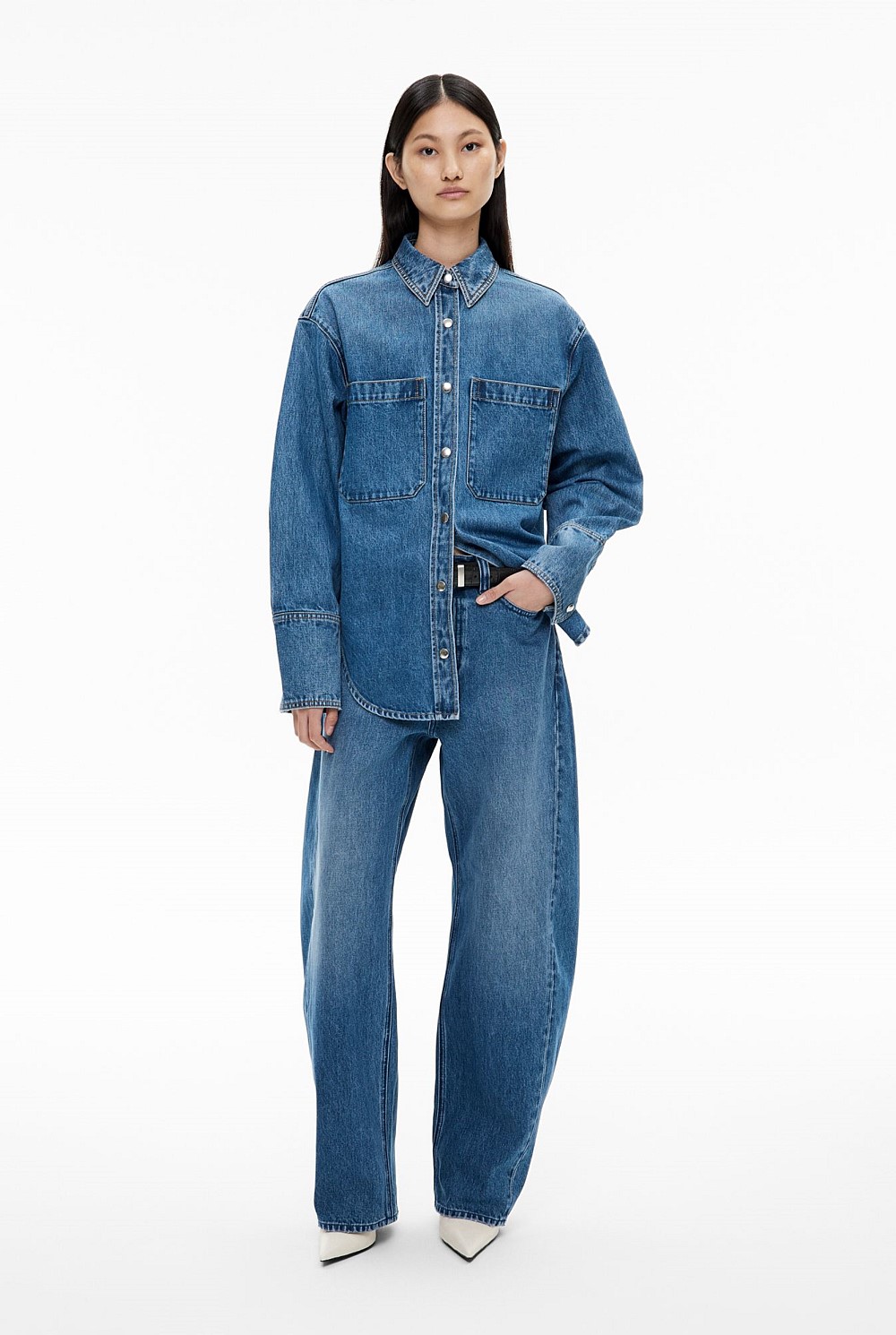 Denim Snap Shirt
