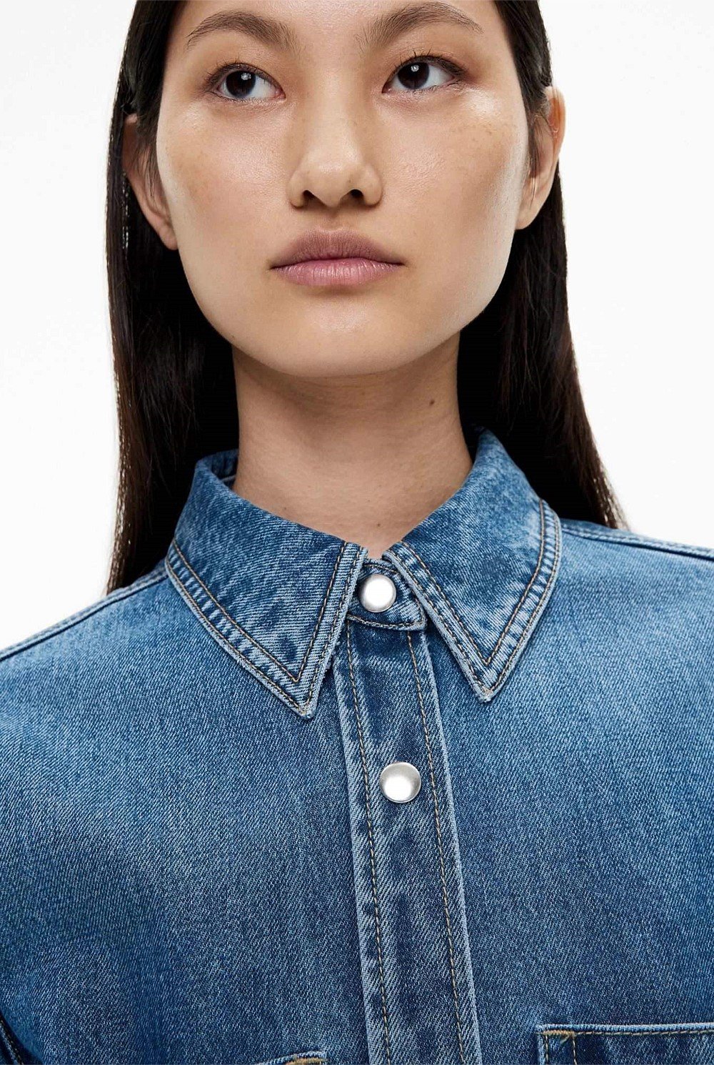 Denim Snap Shirt