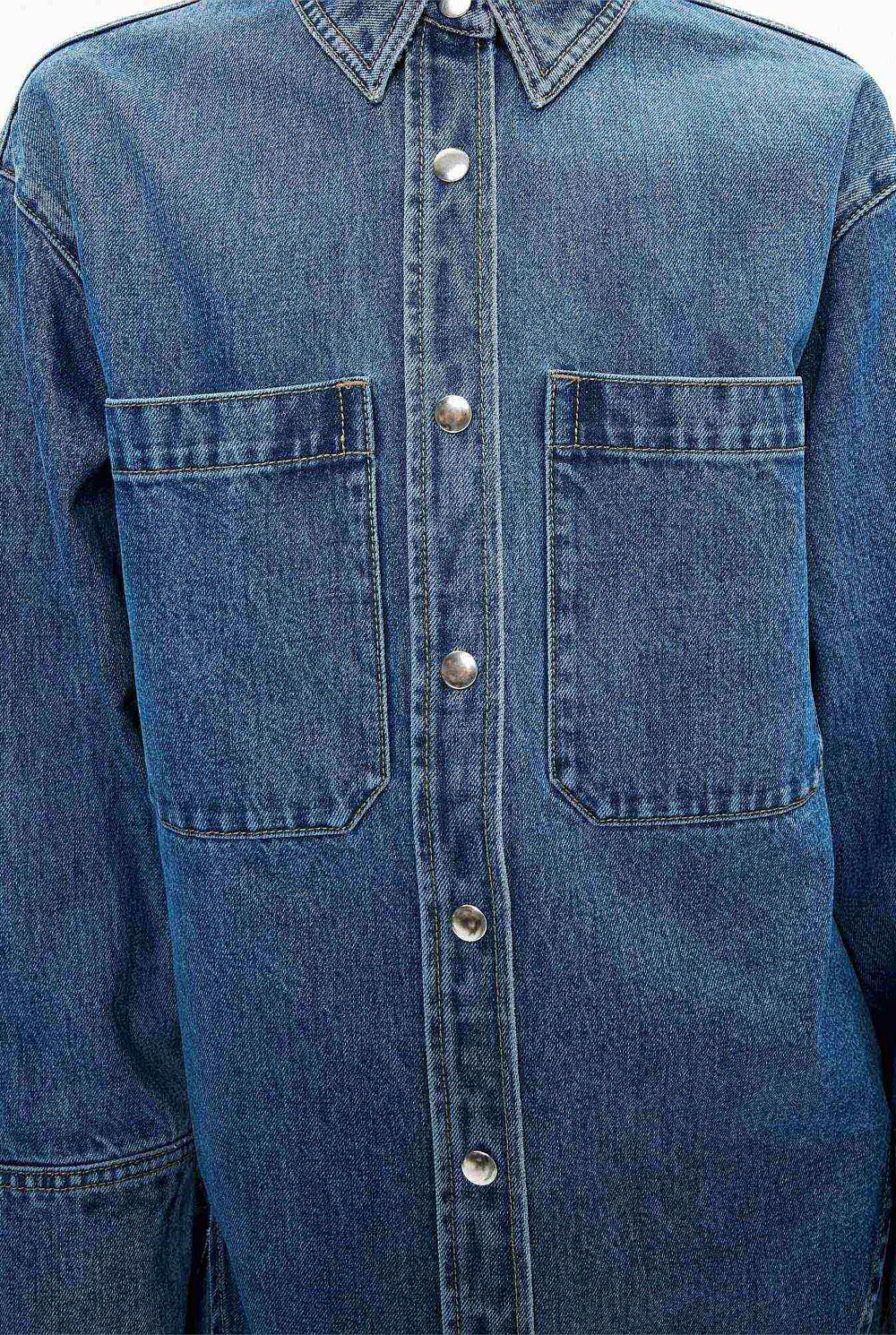Denim Snap Shirt