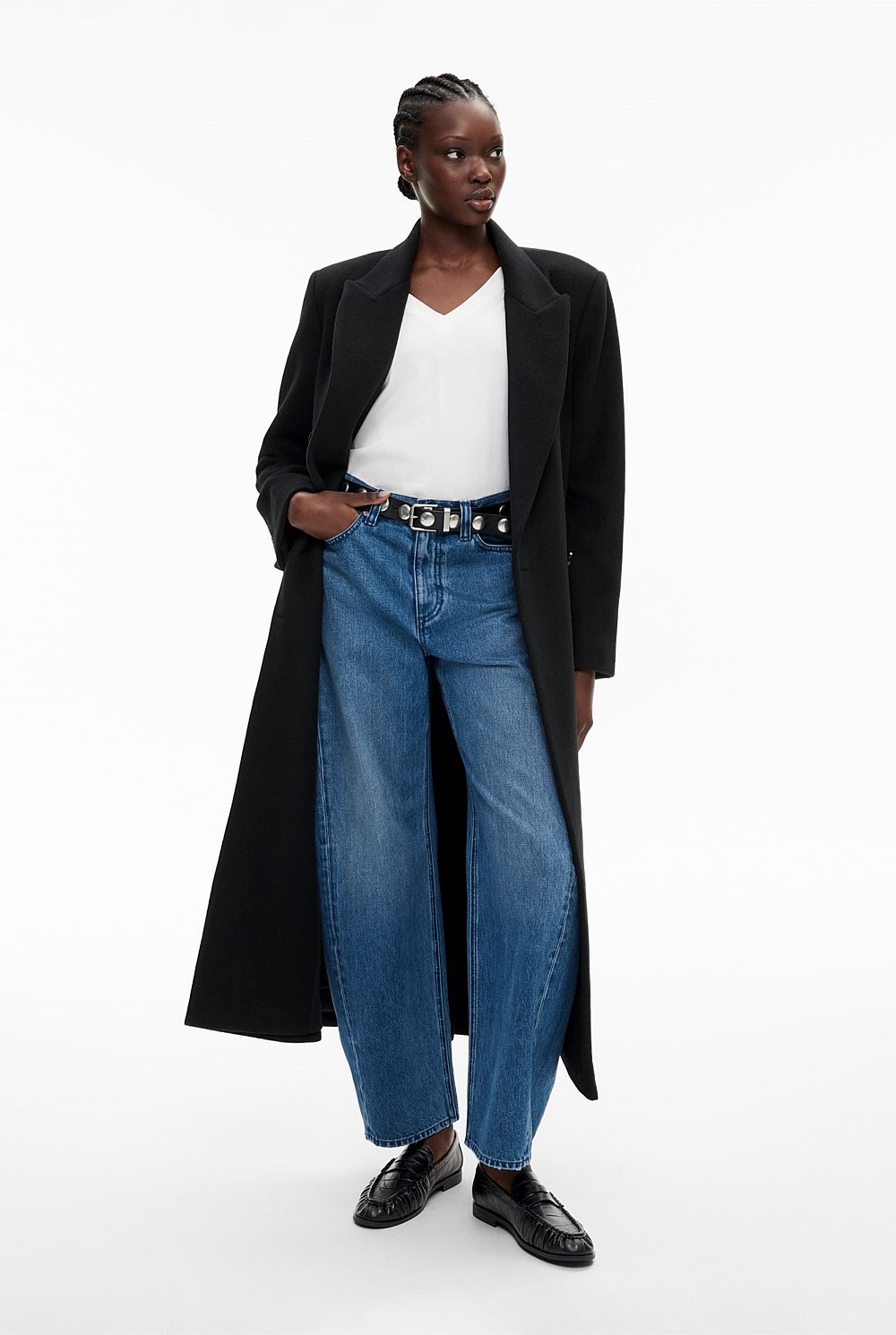 Studded Leather Belt