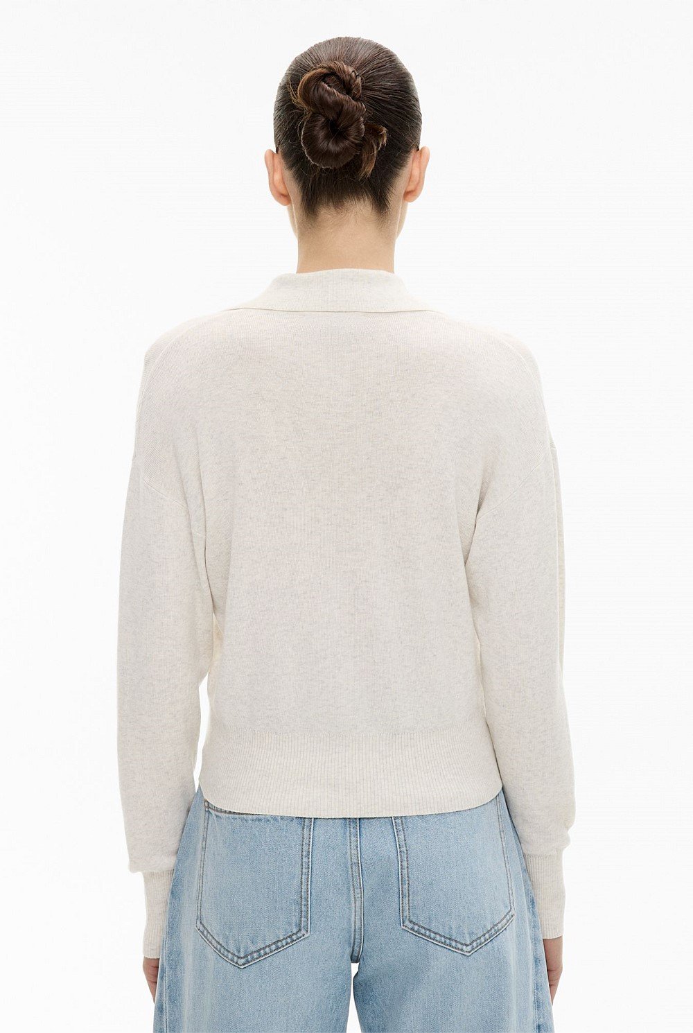 Collar Fine Cardigan