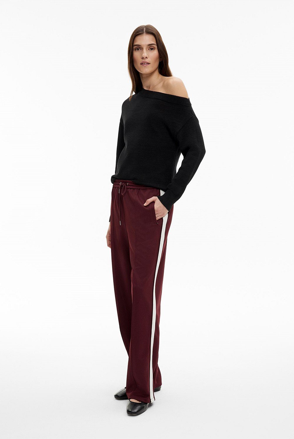 Asymmetric Slouch Knit
