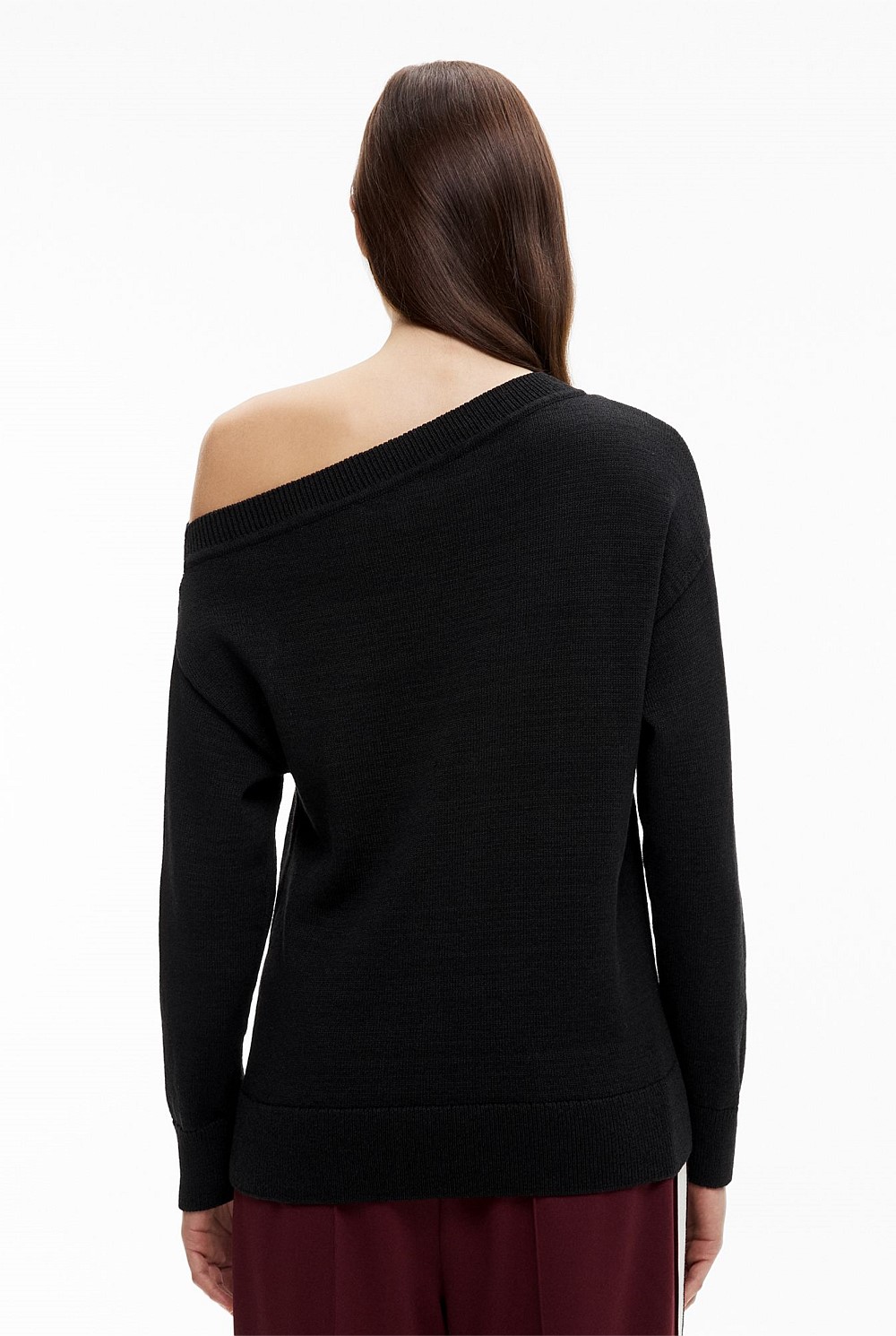 Asymmetric Slouch Knit