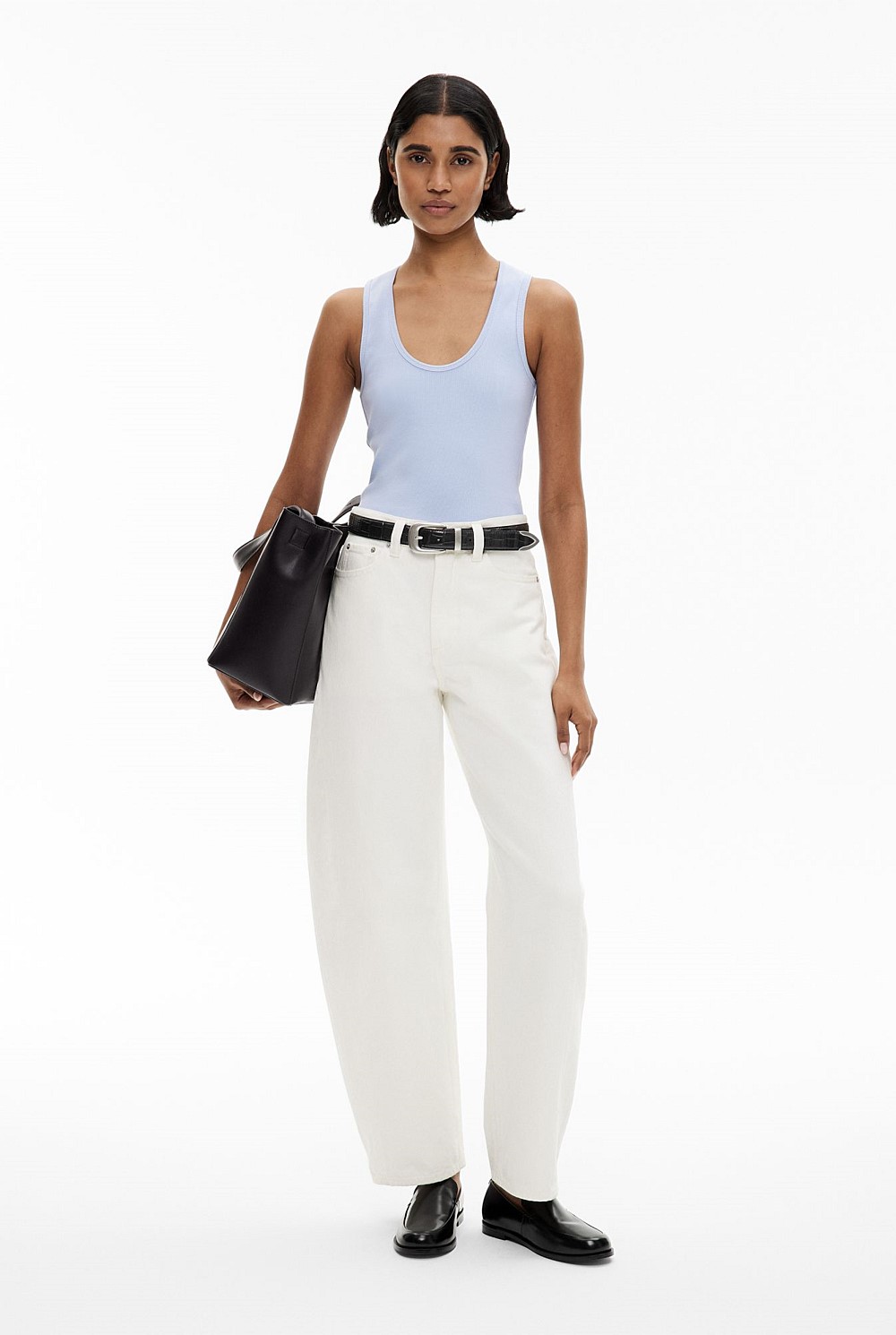 Scoop Rib Tank Top