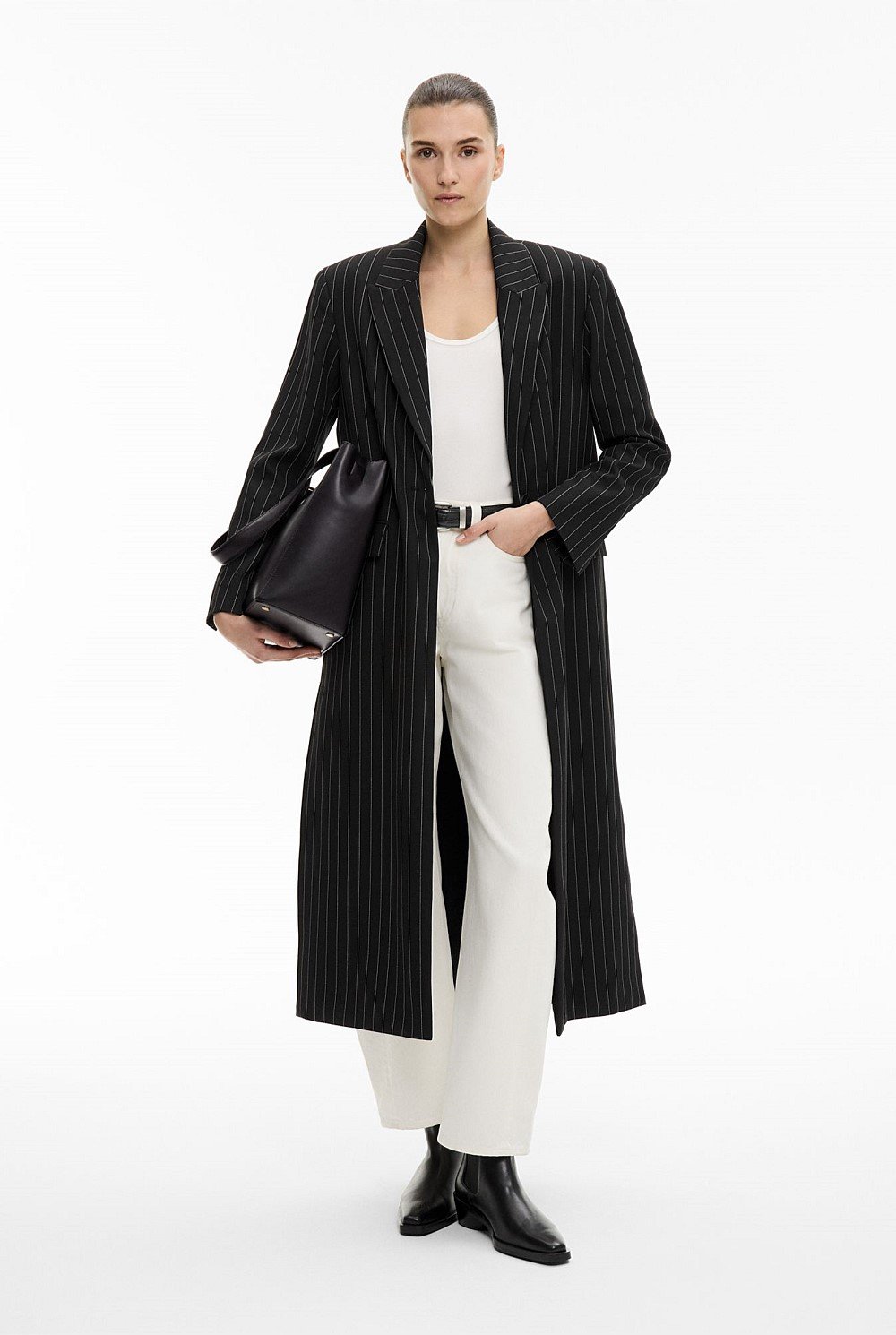 Pinstripe Coat
