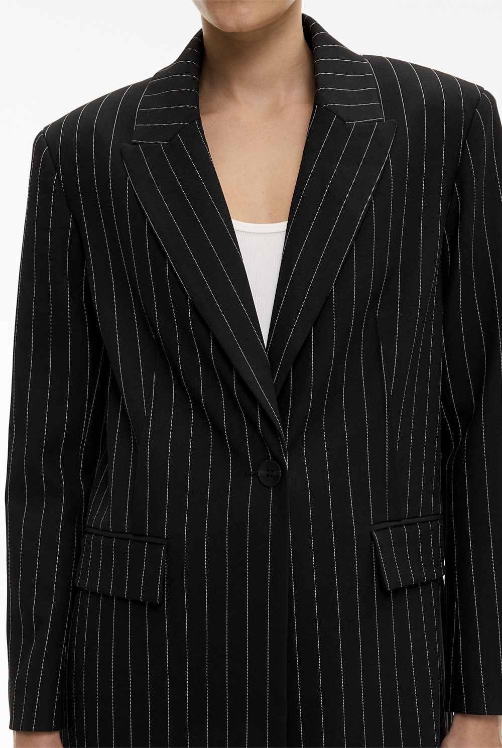 Pinstripe Coat