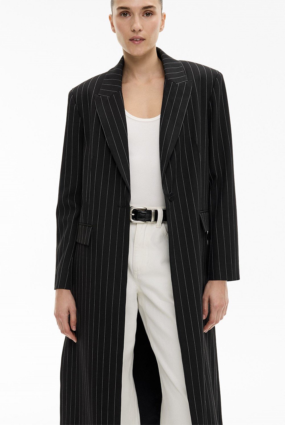 Pinstripe Coat