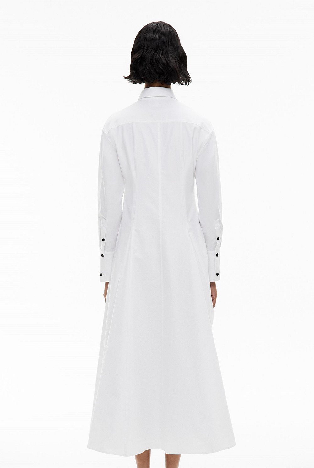 Godet Shirt Dress