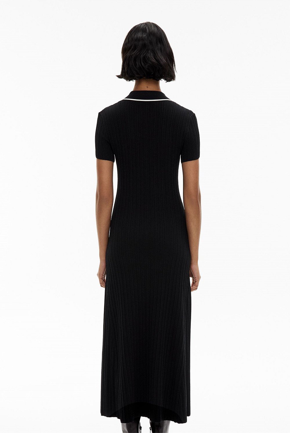 Polo Rib Knit Dress