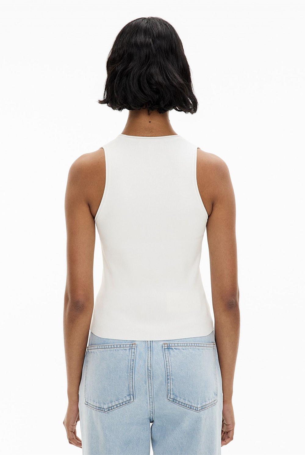 Compact Square Neck Tank Top